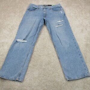 Levis Silvertab Jeans 'Womens 34 Blue Denim '94 Baggy Distressed 34x30